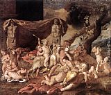 Bacchanal of Putti by Nicolas Poussin